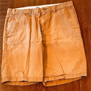 Old Navy Men's Light Brown Flat Front Shorts